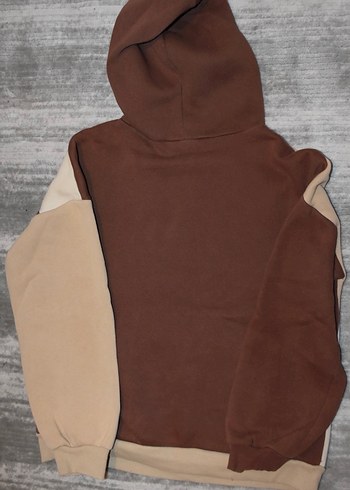 kahverengi sweatshirt - Görsel 3