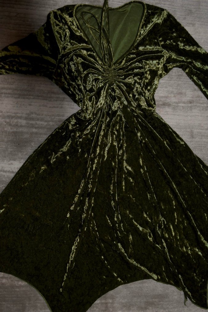 Fairycore&Gotik elbise - Görsel 3