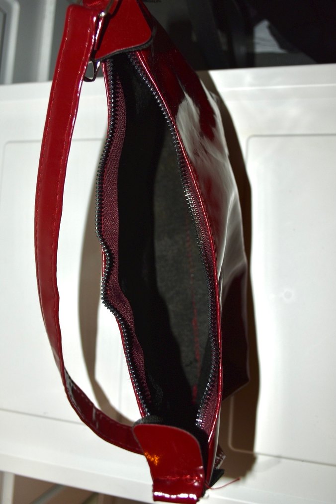 Bordo baget çanta - Görsel 2