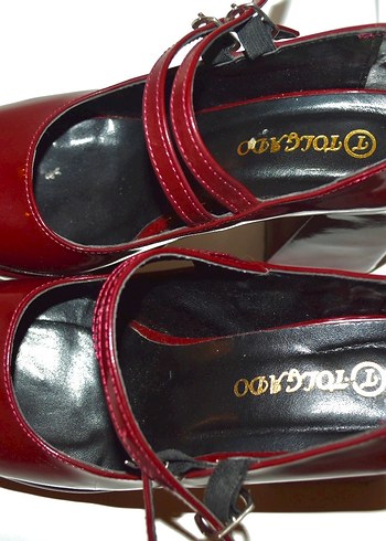 Bordo Gotik Ayakkabı - Görsel 4