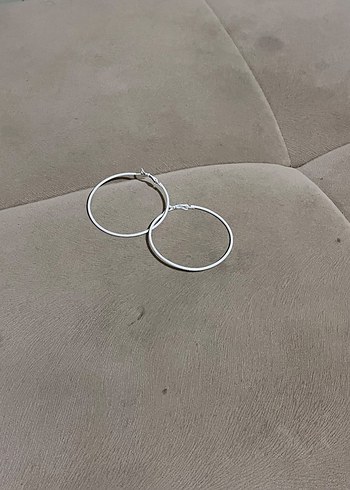 Diğer Minimal Gumus Halka Kupe