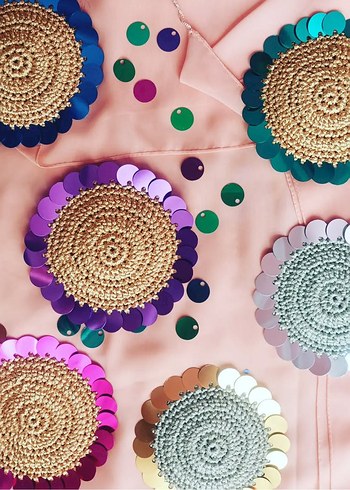 6 'lı Kahve Altlığı Supla Takımı - Görsel 2