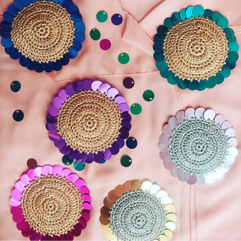 6 'lı Kahve Altlığı Supla Takımı - Görsel 2