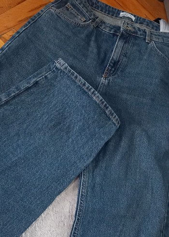 DeFacto Düğmeli Mavi Kadın Jean - Görsel 2