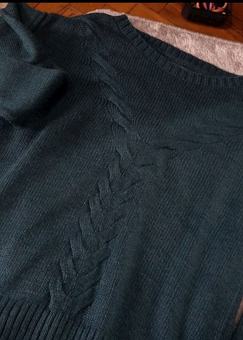 sırt dekolteli Kadın Kazak - Görsel 2