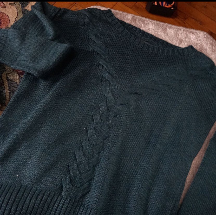 sırt dekolteli Kadın Kazak - Görsel 2