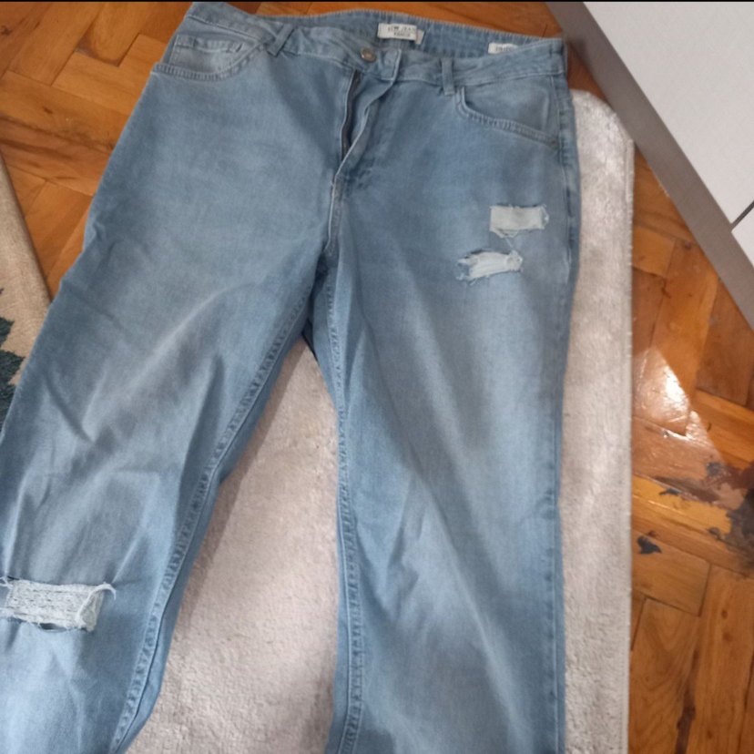 yırtık kadın jean - Görsel 2