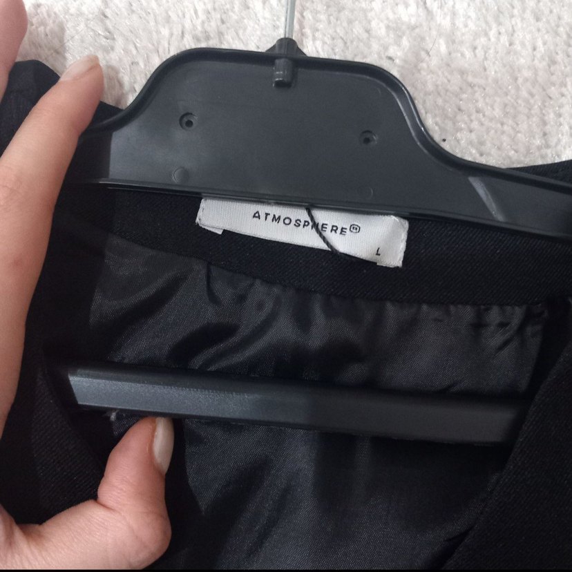 Düğmeli Siyah Kadın Yelek - Görsel 3