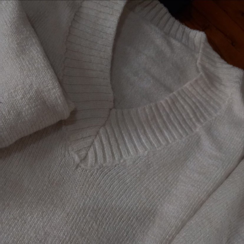 v yaka kadin oversize yumusak kazak - Görsel 2