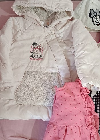 LC Waikiki kız bebek alt üst takım mont elbise