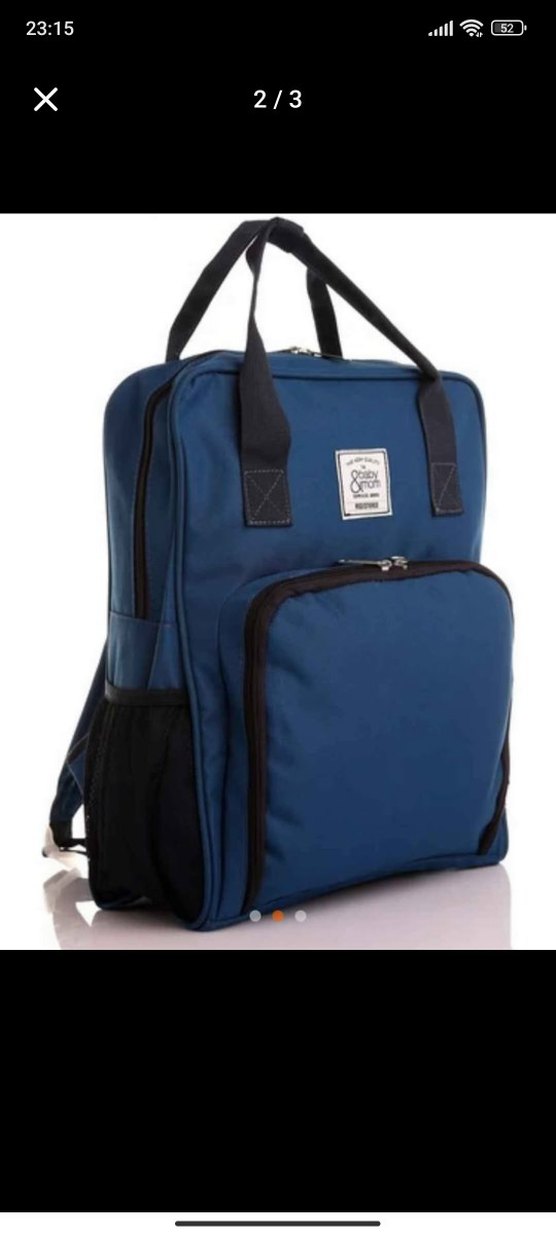 Lacivert Bebek Bakım Çantası - Görsel 2