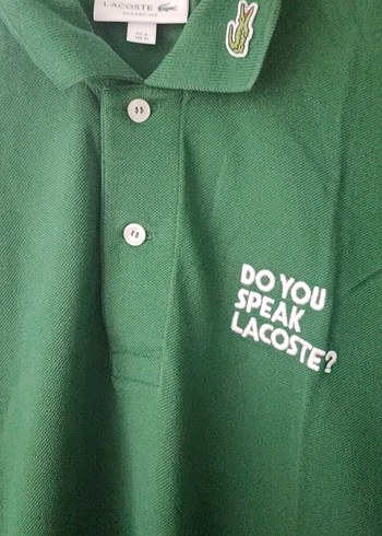 Lacoste Erkek Yeşil Polo Tişört - Görsel 3