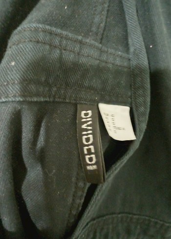 Düğmeli Siyah Kot Askılı Mini Elbise - Görsel 2