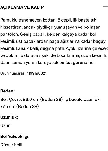 H&M kadın kot pantolon - Görsel 6