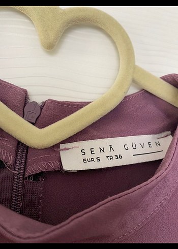 mürdüm renk sena güven markalı tulum - Görsel 3