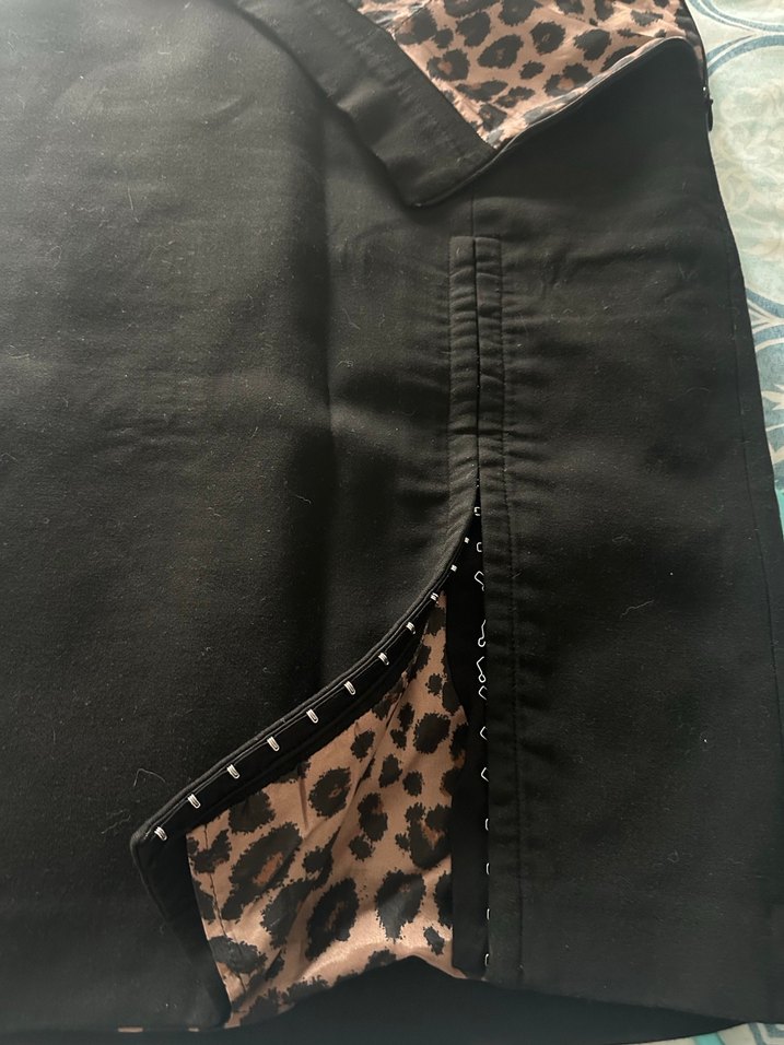 Siyah Drapeli Kadın Midi Kalem Etek - Görsel 2