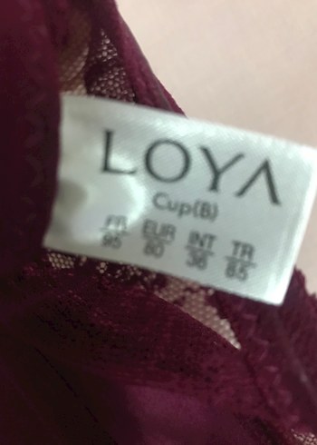 Bordo Dantelli Goth Sütyen kullanılmış - Görsel 3