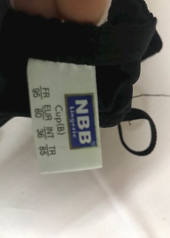 Siyah Minimalist Gotik Sütyen kullanılmış - Görsel 3