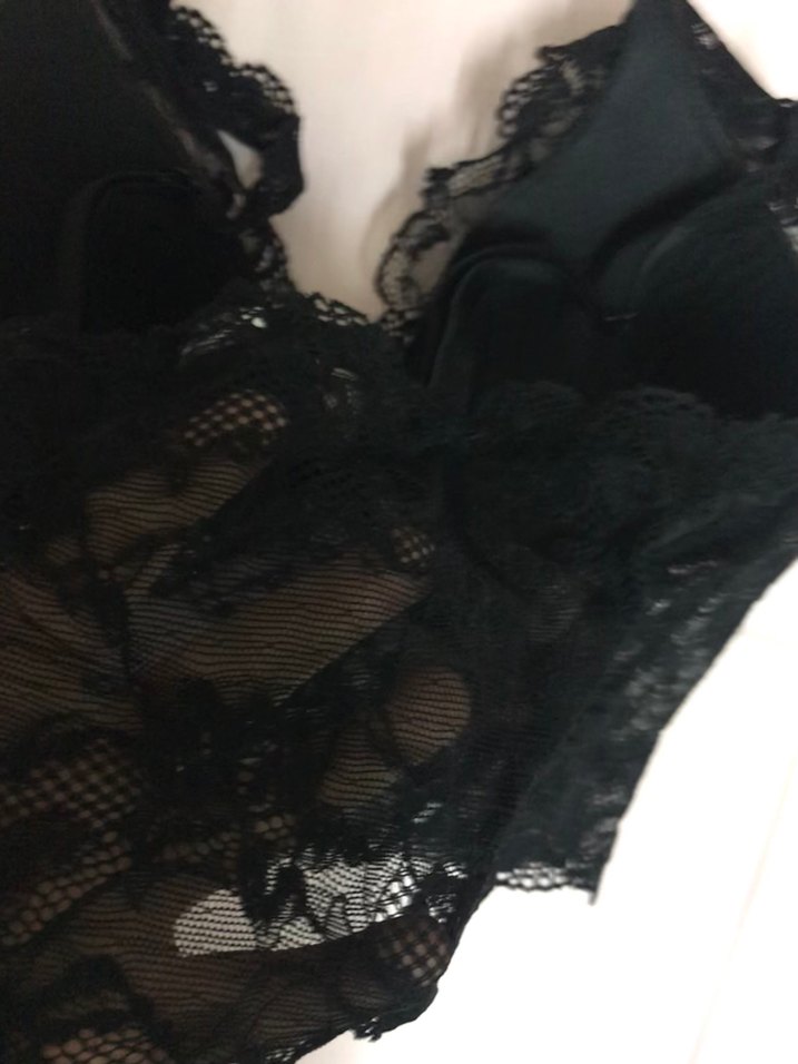 kadın Siyah Dantel Bralet kullanılmış - Görsel 3
