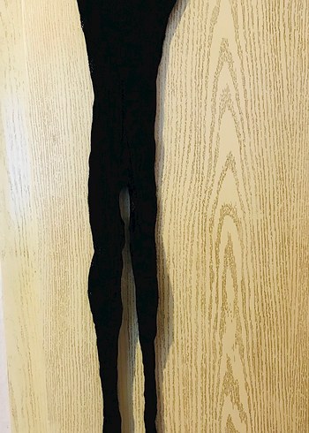 Siyah Dantelli Kadın vücut çorabı kullanılmış - Görsel 2