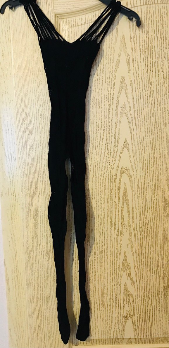 Siyah Dantelli Kadın vücut çorabı kullanılmış - Görsel 2