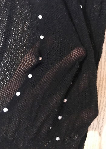 Siyah Dantel vücut çorabı kadın kullanılmış - Görsel 2