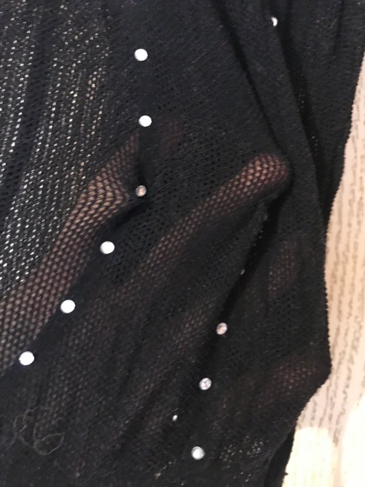 Siyah Dantel vücut çorabı kadın kullanılmış - Görsel 2