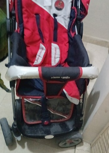 Kırmızı ve Gri Bebek Arabası - Görsel 4