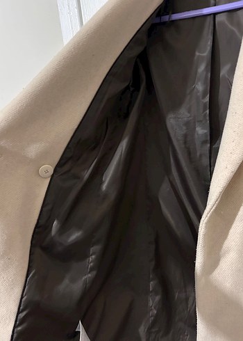 Mango Bej Blazer Kadın Kaban Ceket - Görsel 3