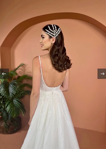 Aysira Beyaz Balık Model Gelinlik - Görsel 4