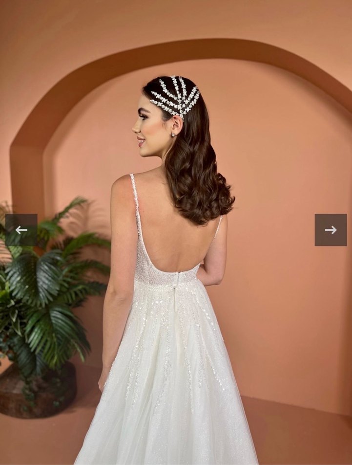 Aysira Beyaz Balık Model Gelinlik - Görsel 4