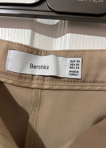Bershka Bej Kadın Kumaş Pantolon - Görsel 2