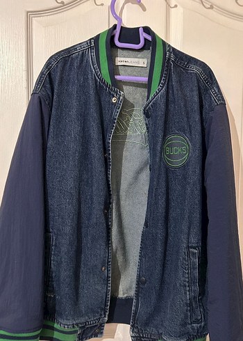 San Francisco Baskılı Denim Ceket - Görsel 2