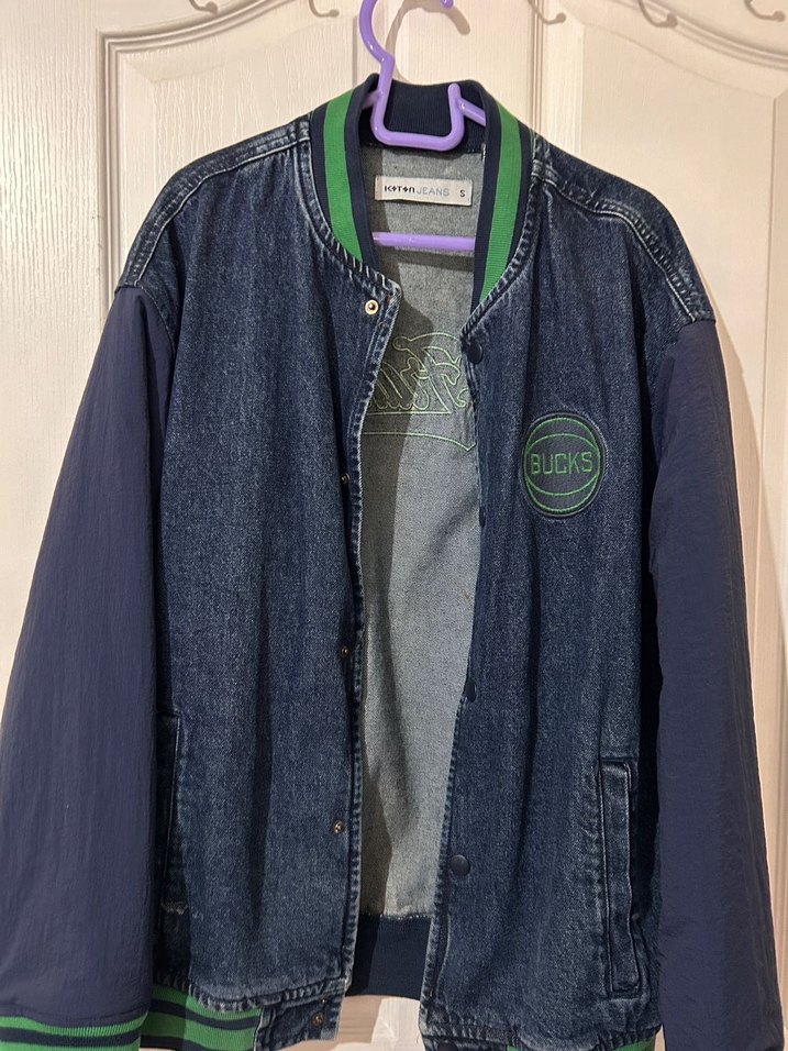 San Francisco Baskılı Denim Ceket - Görsel 2