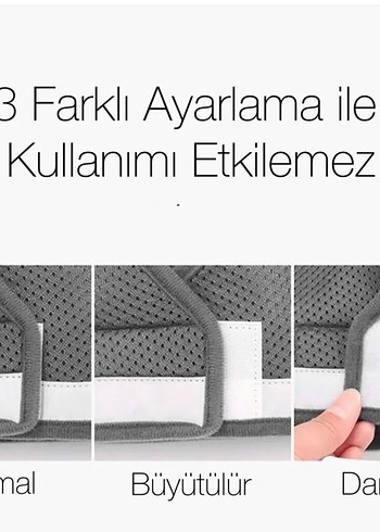 Reflektörlü Gri Kedi Köpek Göğüs Tasması - Görsel 7