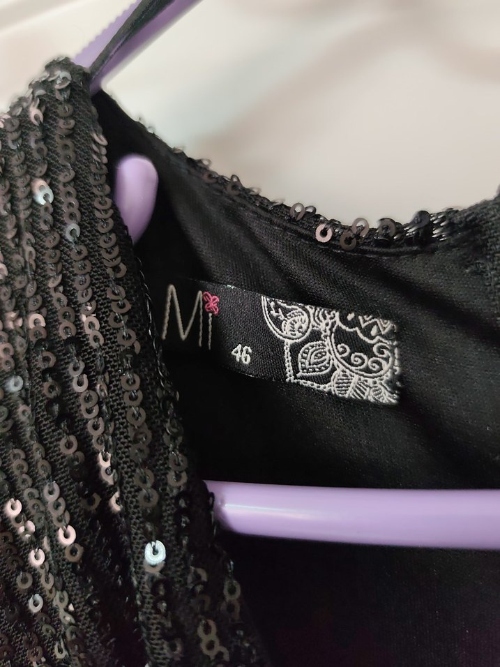 Uzun Siyah Gotik Kadın Tulum - Görsel 5