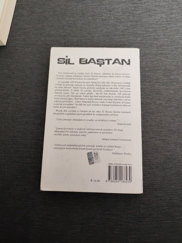 Ken Grimwood - Sil Baştan Roman - Görsel 2