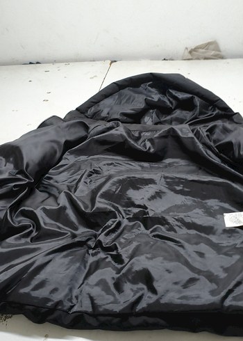 Siyah Fermuarlı Kadın Kışlık şişme Mont - Görsel 3