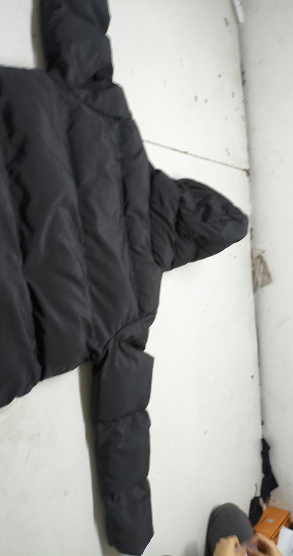 Siyah Fermuarlı Kadın Kışlık şişme Mont - Görsel 2