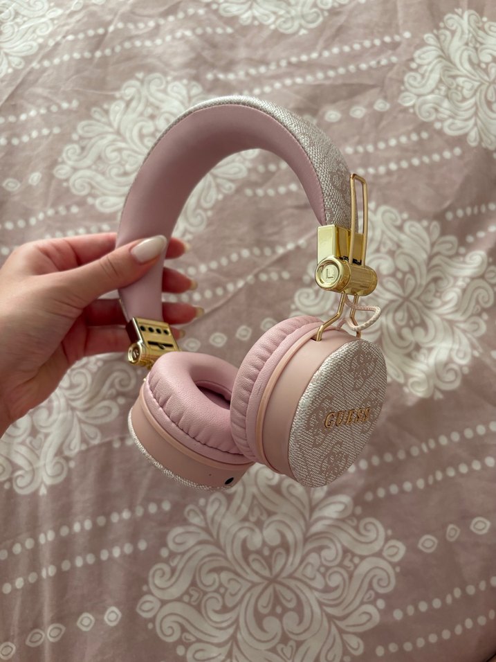 Kutulu Pastel Pembe Guess Kulaklık - Görsel 4