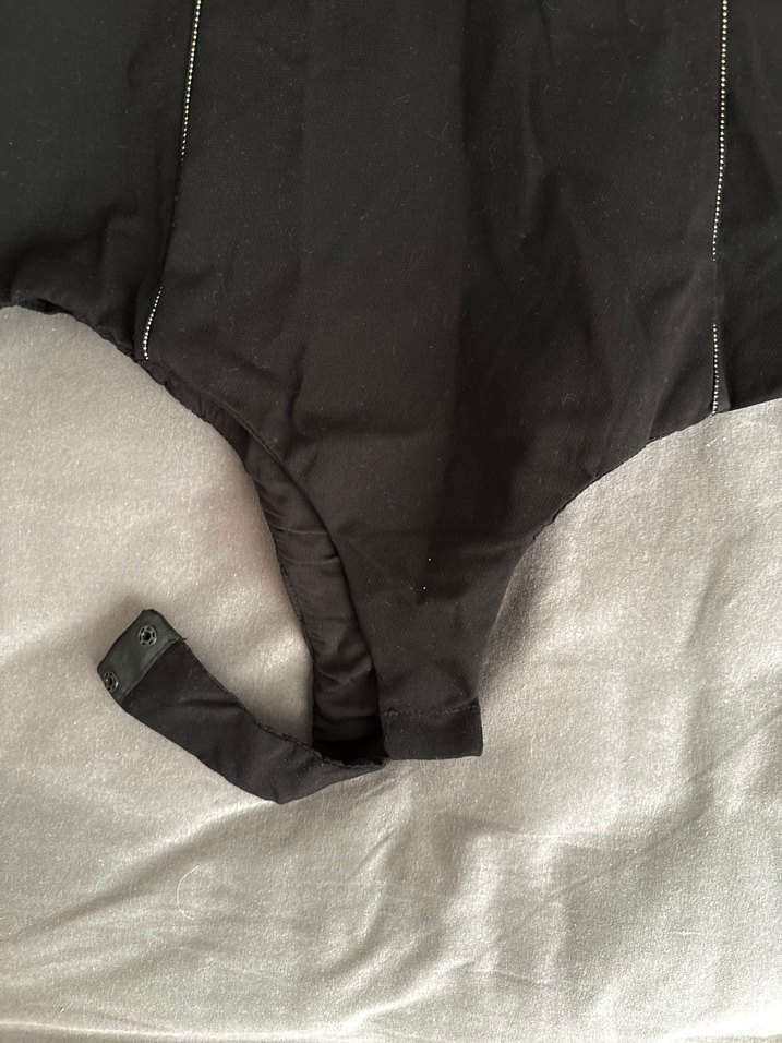 Siyah İnce Askılı Bustiyer - Görsel 2