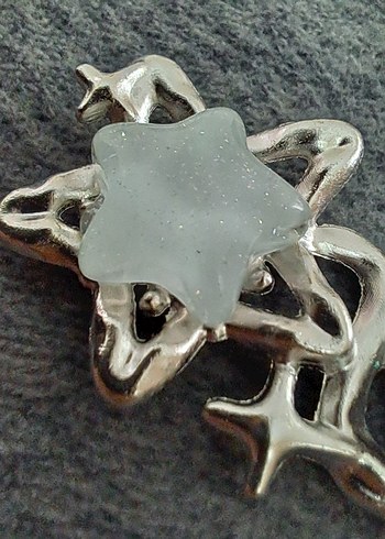 Zincir Detaylı Gotik Metal Saç Tokası - Görsel 2