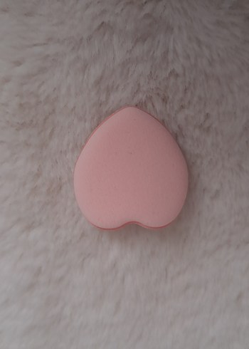 Pastel Pembe Parmak boy Makyaj Süngeri - Görsel 2