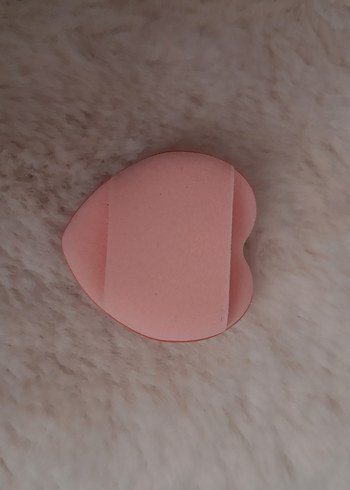 Pastel Pembe Parmak boy Makyaj Süngeri - Görsel 3