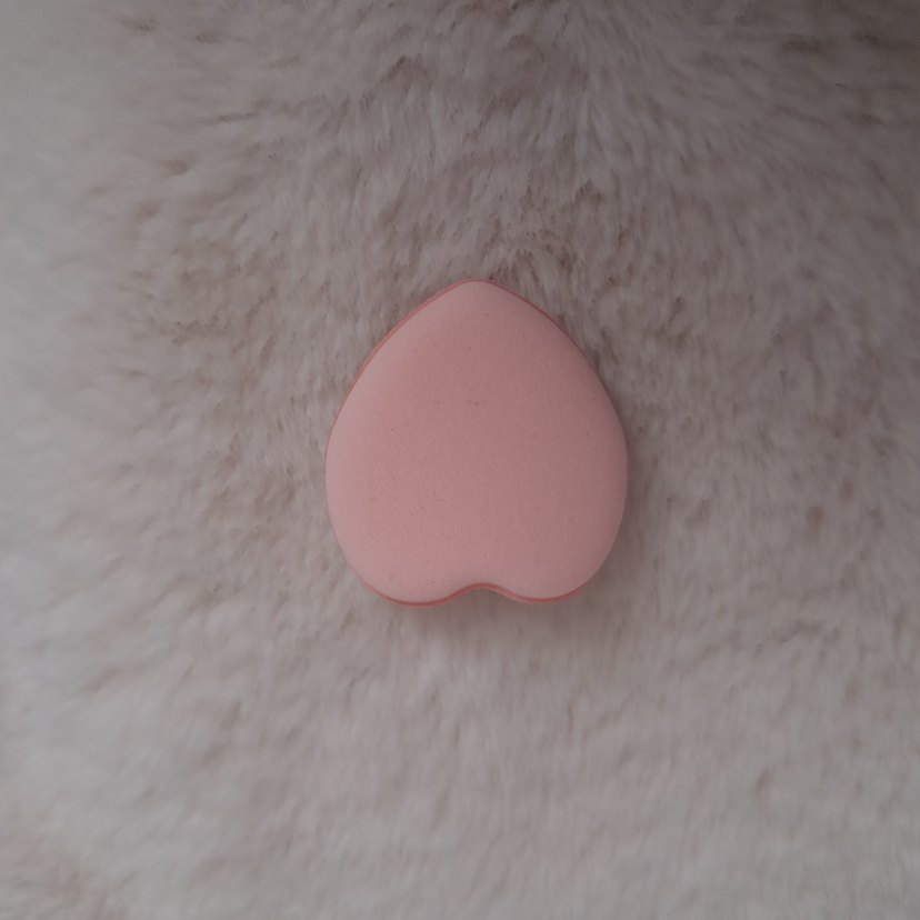 Pastel Pembe Parmak boy Makyaj Süngeri - Görsel 2