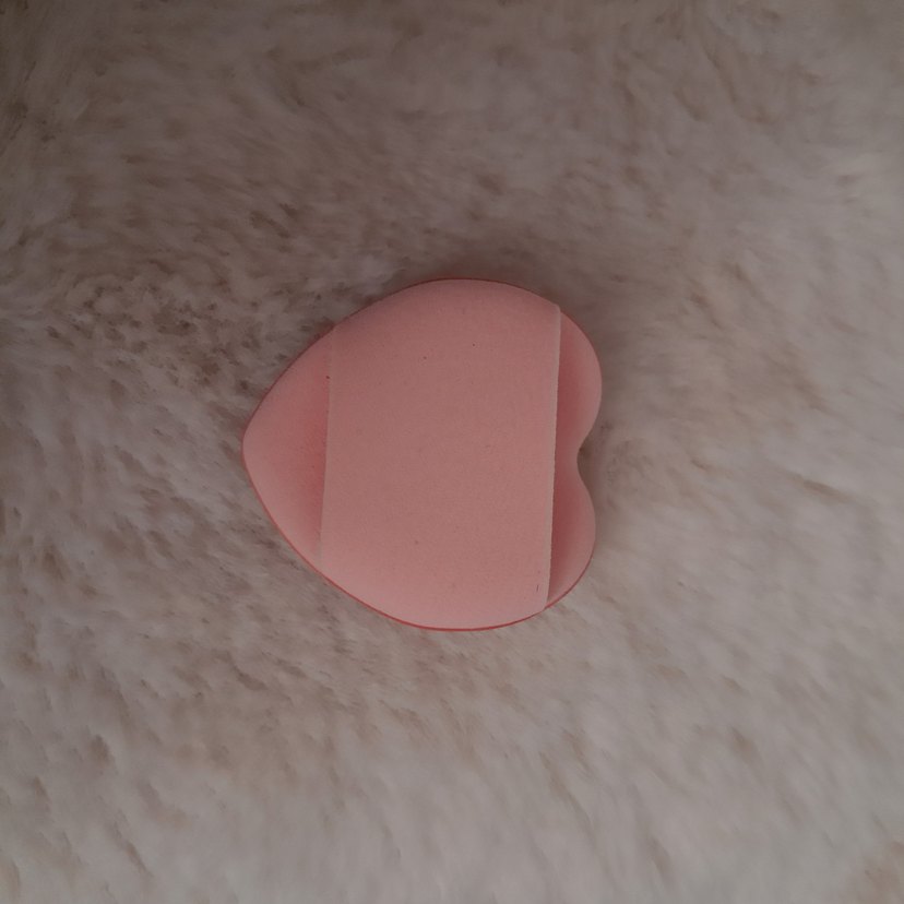 Pastel Pembe Parmak boy Makyaj Süngeri - Görsel 3