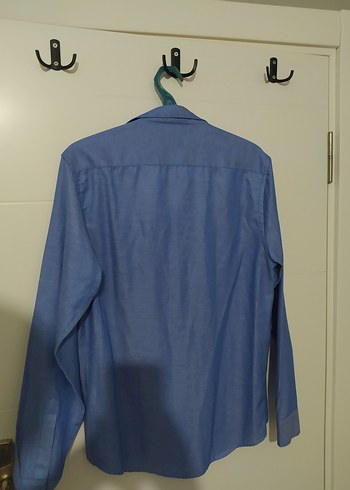 tudors Keten Erkek Gömlek, Uzun Kollu, Düğmeli - Görsel 2