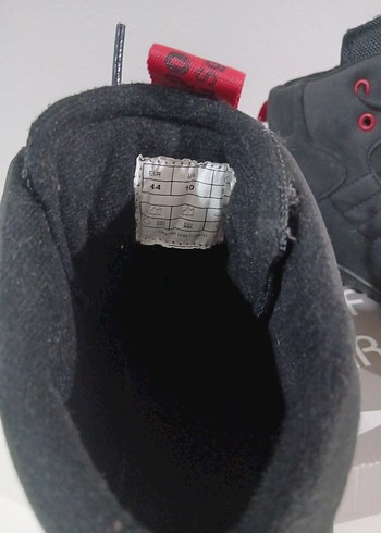 Siyah Kırmızı Bağcıklı spor erkek bot - Görsel 3