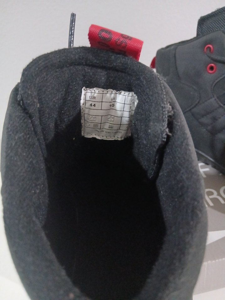 Siyah Kırmızı Bağcıklı spor erkek bot - Görsel 3