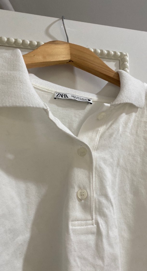 Beyaz Zara Uzun Kollu Gömlek - Görsel 4